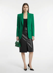 Кожа и жакет